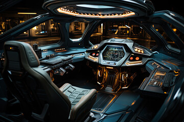 Fototapeta premium spaceship cockpit