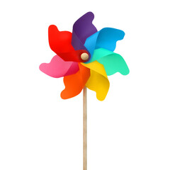 Windmill Toy / Transparent background