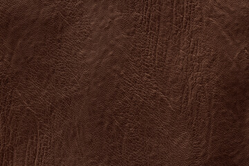 Brown leather texture background with seamless pattern.
