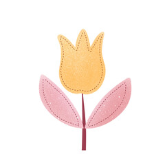 yellow flower isolated