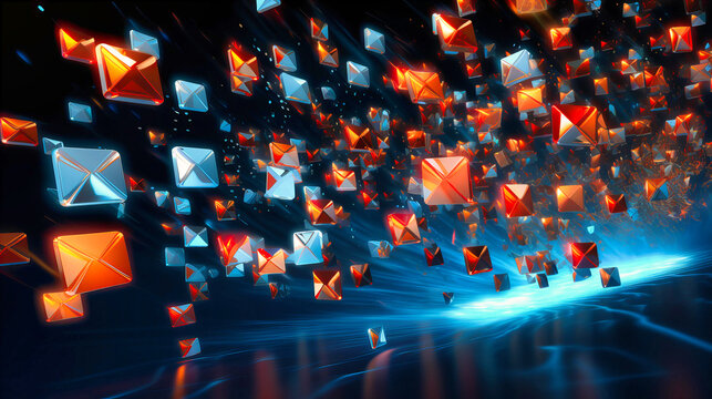 Email notifications lighting up a screen non-stop