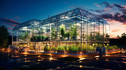 Smart greenhouses adapting to weather forecasts