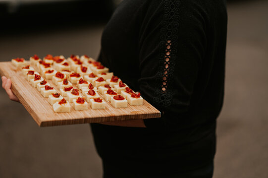 canapes at wedding