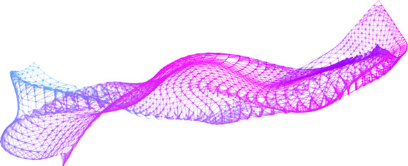 Network lines. Net wave information flow. Scientific paradigm solutions future. Forward vision progress. Big data cells deep development analysis. foresight conference background banner.