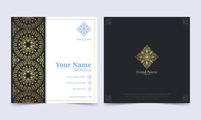 Luxury ornamental logos and business cards template