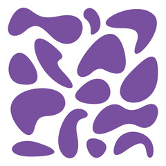 Various vector fluid smooth design element set