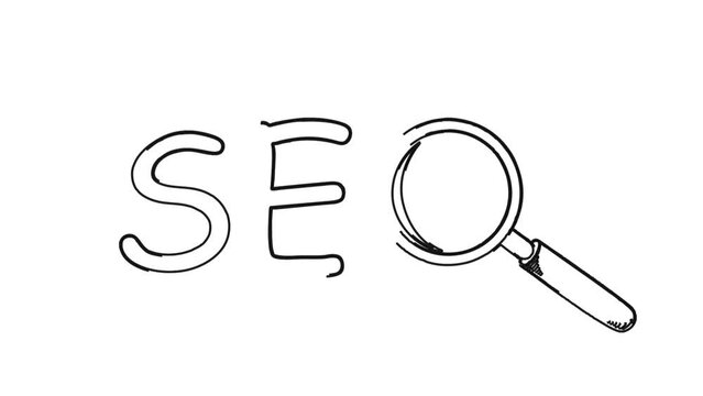 Search engine optimization seo whiteboard doodle animation