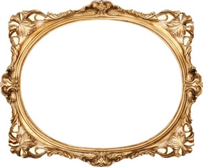 Vintage frame watercolour illustration created with Generative AI technology