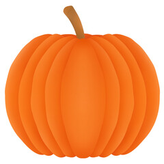 Pumpkins harvested in the autumn