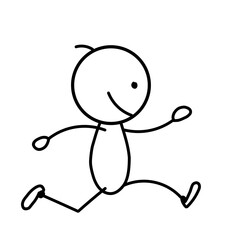 stickman stick figure sketch cartoon