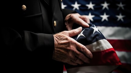 American flag close-up. Memorial, Veterans, Independence, Memorial&nbsp;Day. US Army. Patriotic US soldiers. The&nbsp;United&nbsp;States&nbsp;Armed&nbsp;Forces. Military&nbsp;forces&nbsp;of the&nbsp;United&nbsp;States&nbsp;of America. November 11.