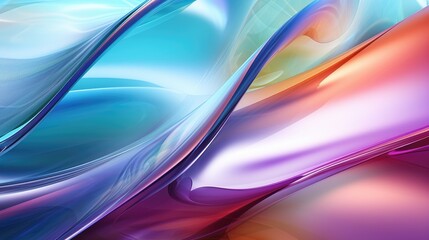 Obraz premium Thick dense viscous provocative sticky flowing liquid texture abstract background. Vibrant colorful curve dynamic fluid for wallpaper presentations, websites, social media. Trendy graphic design..