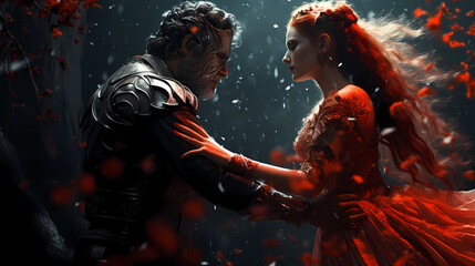 Hades kidnapping Persephone