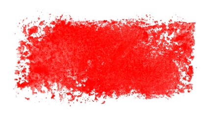 Grunge Streifen mit roter Pinsel Farbe