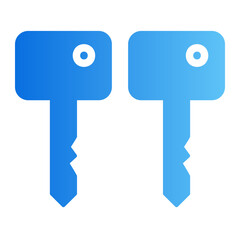keys gradient icon