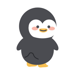 cute animal  penguin cartoon icon