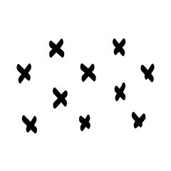 Doodle Crosses Elements