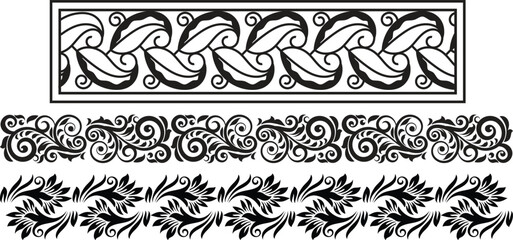 Indian Traditional and Cultural Rangoli, Alpona, Kolam, or Paisley vector line art. Bengal art India. for textile printing, logo, wallpaper	