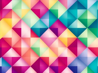 Obraz premium Abstract rainbow background colored triangles