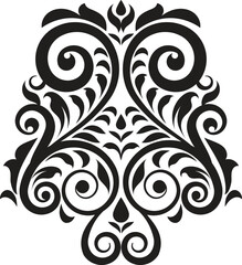 Indian Traditional and Cultural Rangoli, Alpona, Kolam, or Paisley vector line art. Bengal art India. for textile printing, logo, wallpaper	