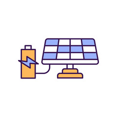 Solar system Vector Icon which can easily modify or edit

