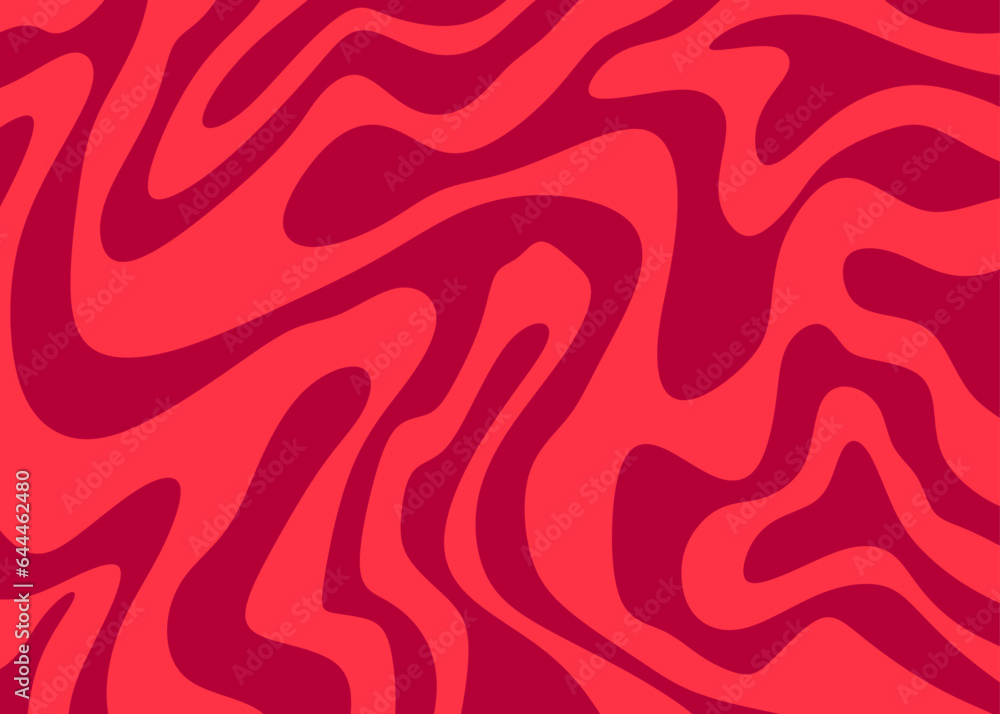 Poster abstract background with wavy line pattern