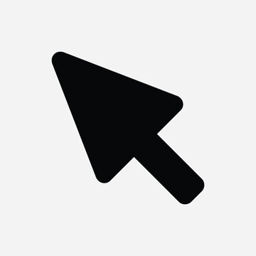 arrow pointer and cursor icon free vector illustration