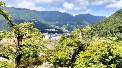 Gero hot spring town, Gifu, Japan