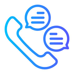 phone call gradient icon