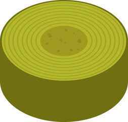 抹茶のバームクーヘン Green tea baumkuchen