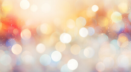 Fototapeta premium 美しい玉ボケの明るくうっとりする背景素材