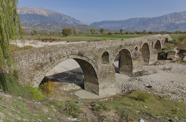 Serene Kordhoce Bridge in Gjirokaster, Albania