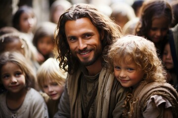 jesus with lchildren