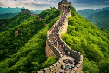 Acrylic prints Chinese wall great wall