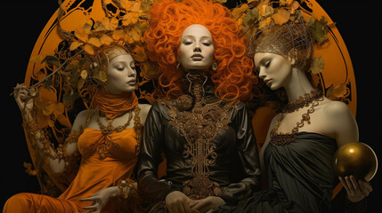 아프로디테, 헤라와 함께 있는 데메테르