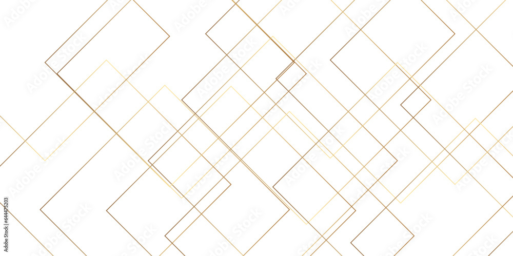 Poster abstract colorful golden geometric square and triangle shape, abstract golden lines pattern texture 