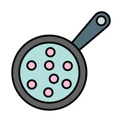 Frying Pan Icon Design