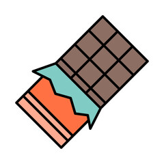 Chocolate Bar Icon Design