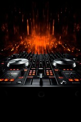 Dj night dance club disco musician stage party mixing music