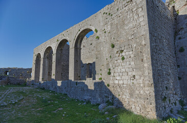 Fototapeta na wymiar Rozafa Fortress: A Glimpse into Shkoder's Historic Blend of Church and Mosque