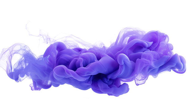 Cloud of Violet Paint
