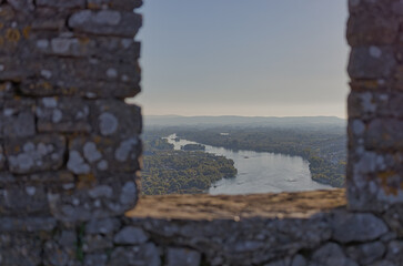Fototapeta na wymiar Breathtaking View from Rasafa Fortress, Shkoder