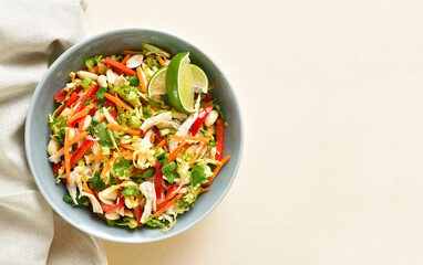 Thai style chicken salad
