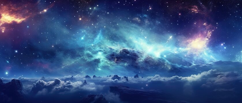 Galaxy stars sky wallapaper