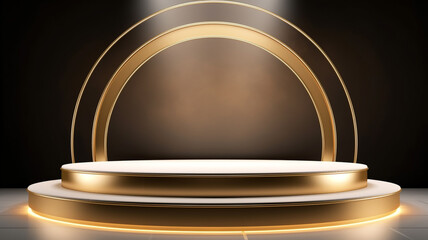 3d luxury podium for your product. Generative AI