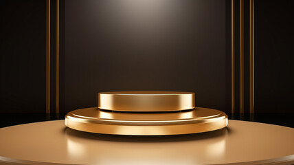 3d luxury podium for your product. Generative AI