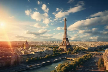 Foto op Plexiglas Eiffeltoren eiffel tower landmark