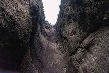 Yueqing Yandang Mountain Three Fold Waterfall Scenic Area, Zhejiang Province, China