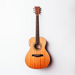 Obraz premium acoustic guitar isolated on white