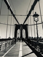 city bridge, Brooklyn Bridge, New York, NYC, City